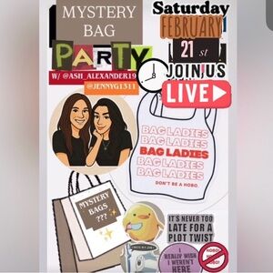 Live Show Listing to Party w/ The Bag Ladies🛍️